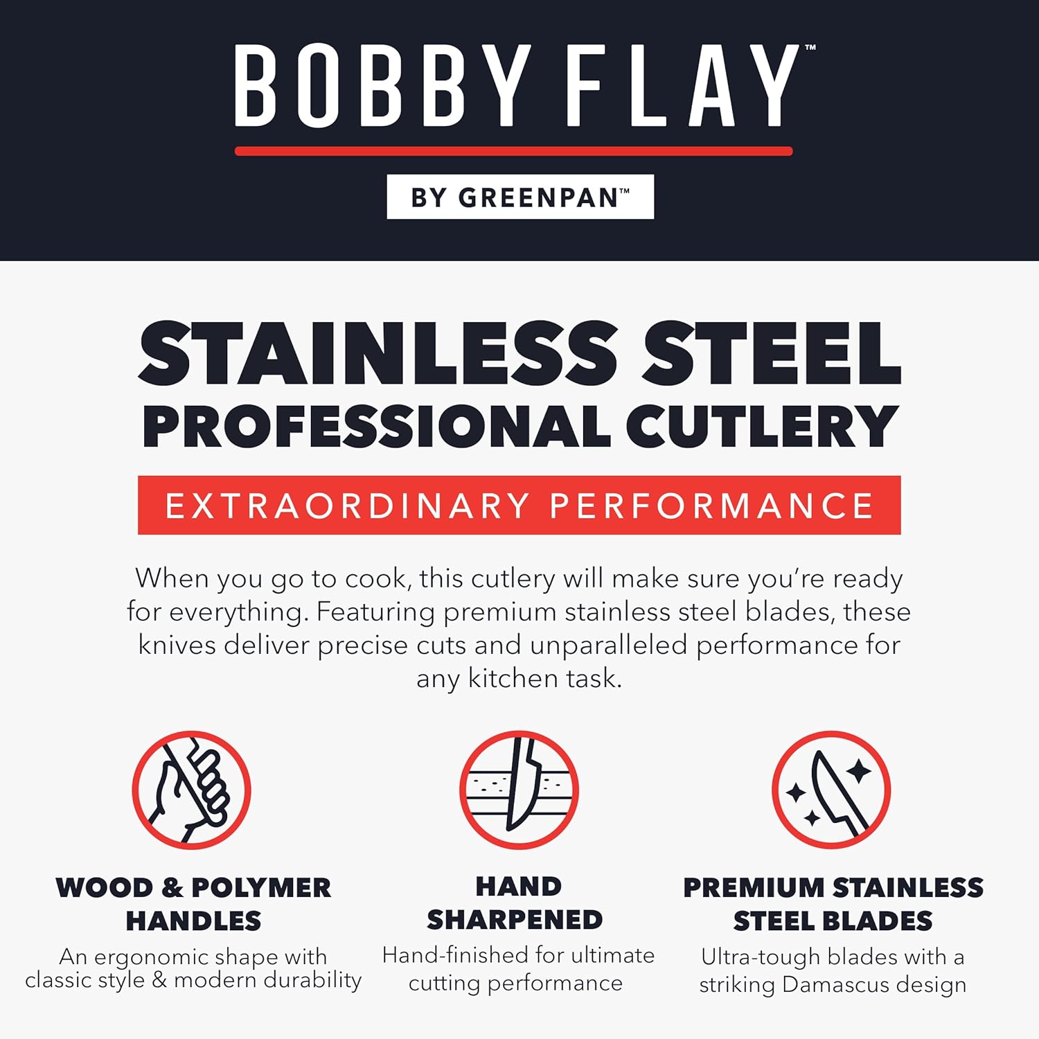 GreenPan Bobby Flay 13-Piece Knife Set