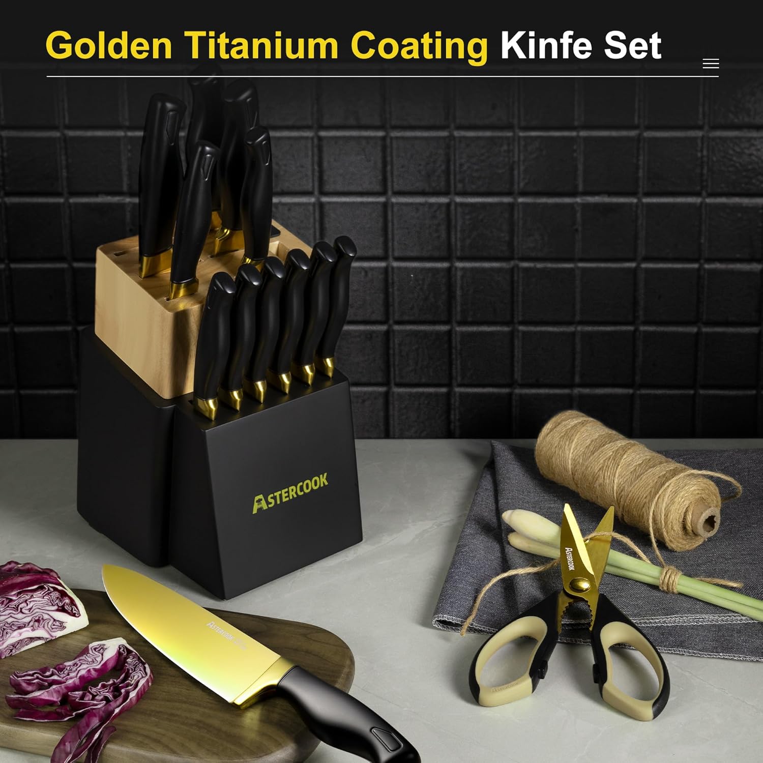 German stainless steel knife set