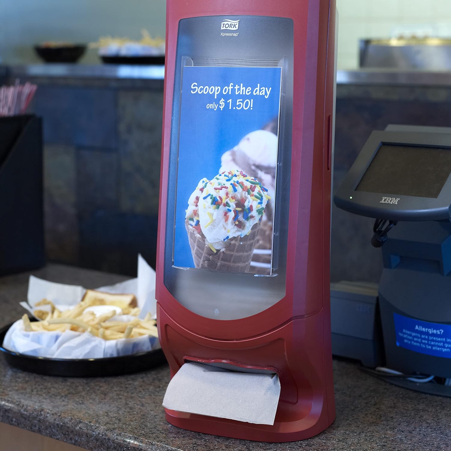Tork Xpressnap Stand Napkin Dispenser Red N4