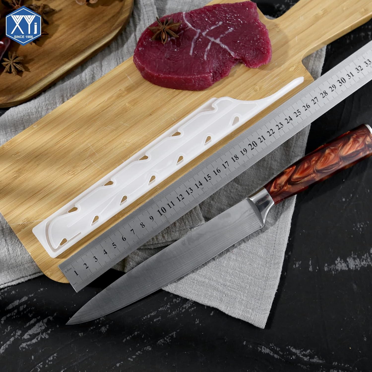 XYJ 2-Piece Set with Protective Edge Guards and Ergonomic Grip