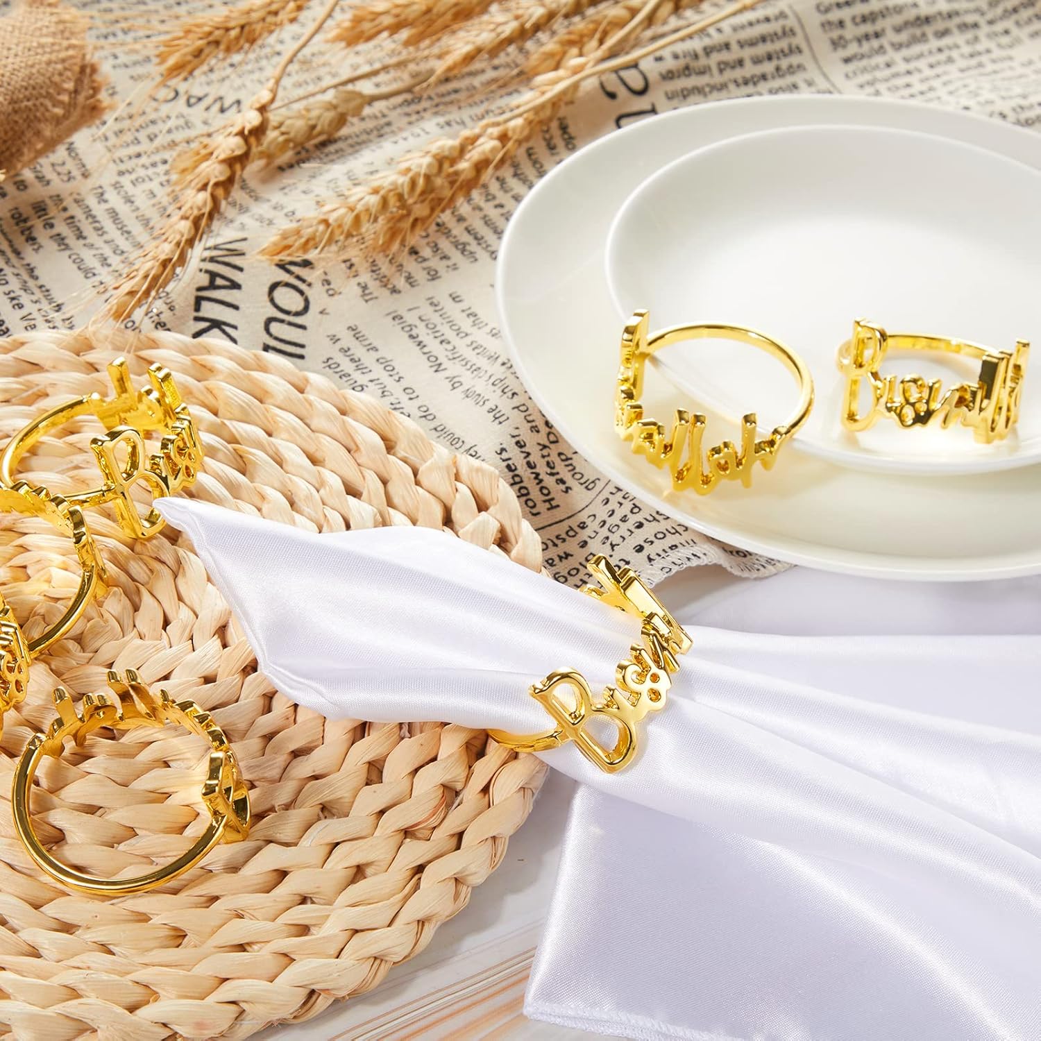 Eid Napkin Rings Set