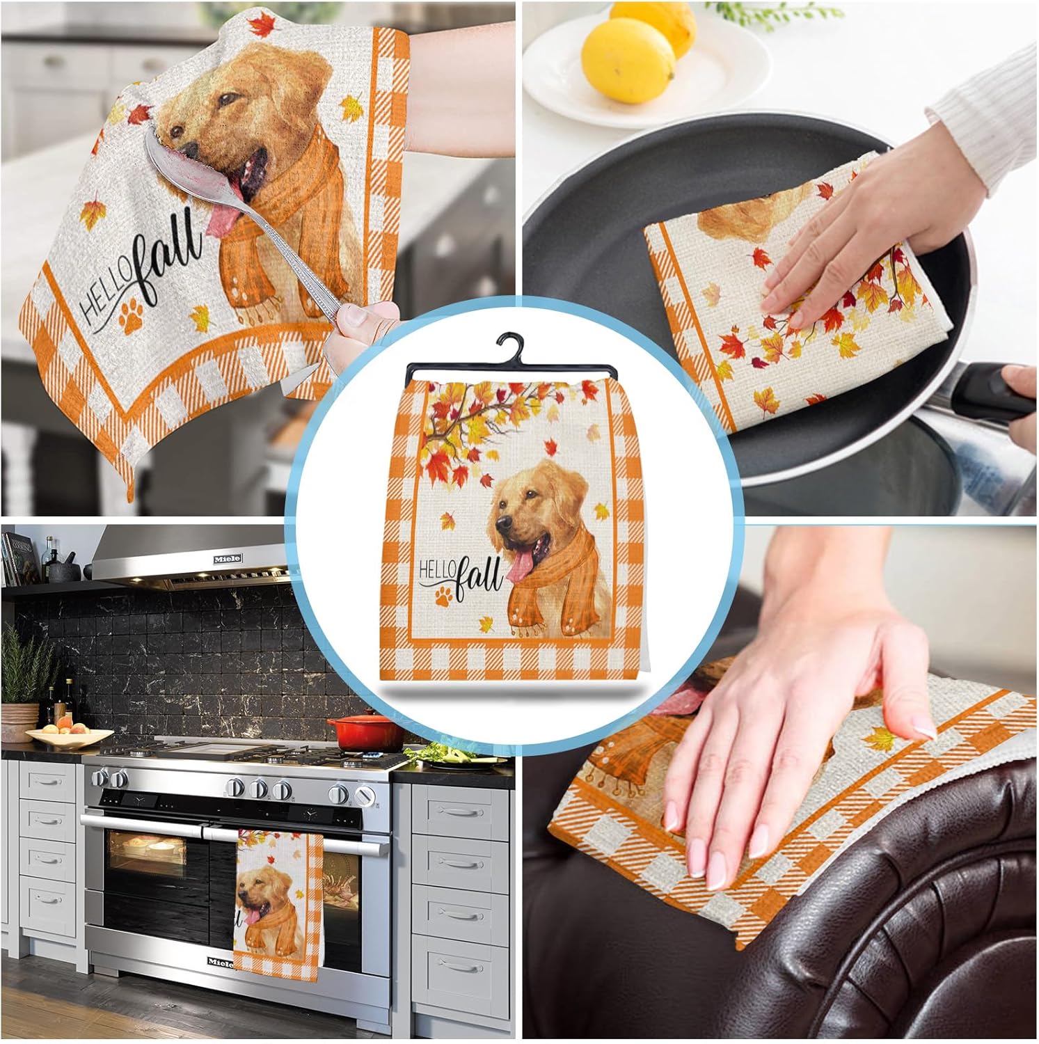 Thanksgiving Orange Holiday Kitchen