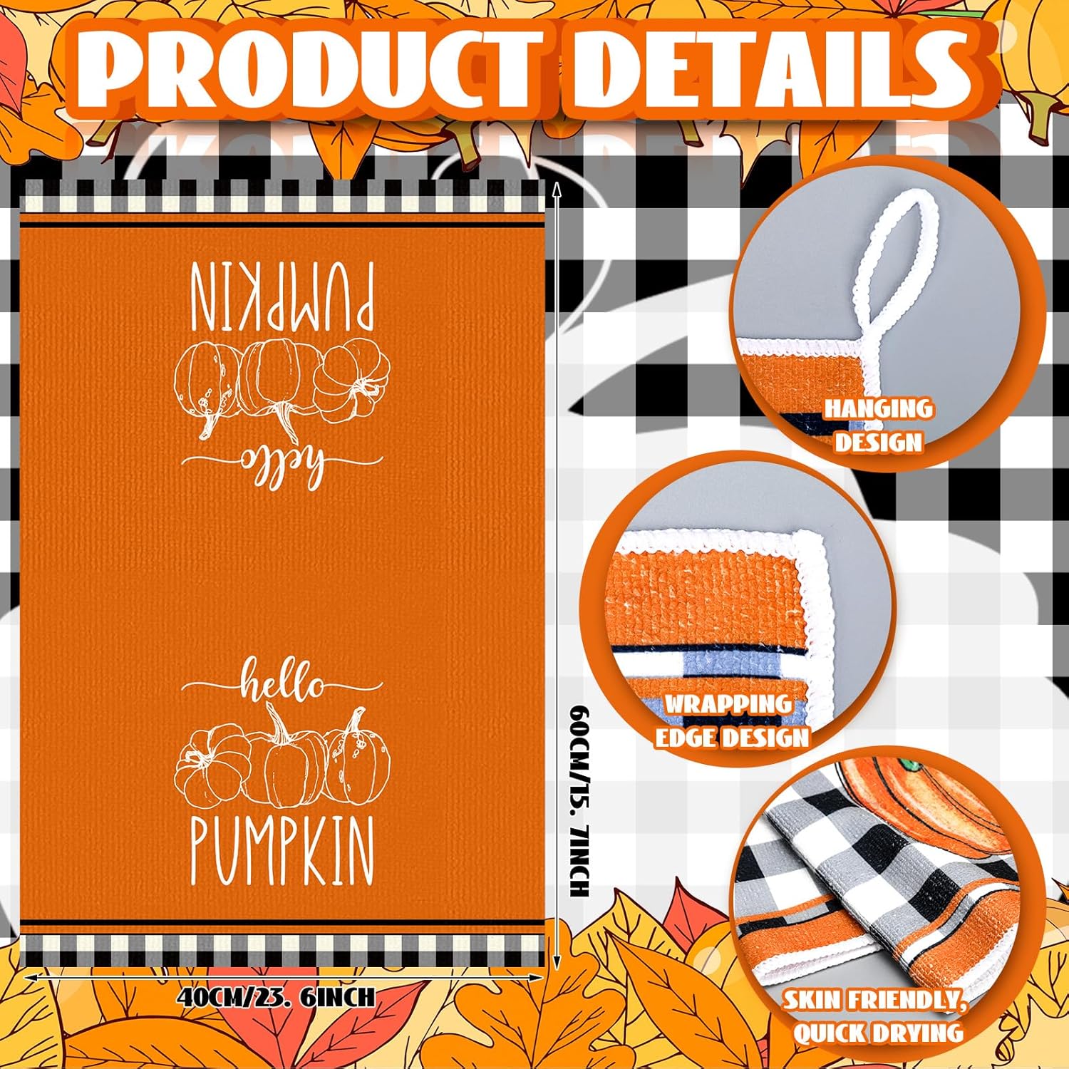 Pickmesh 12-Piece Winter Kitchen Towels and Oven Mitt Set
