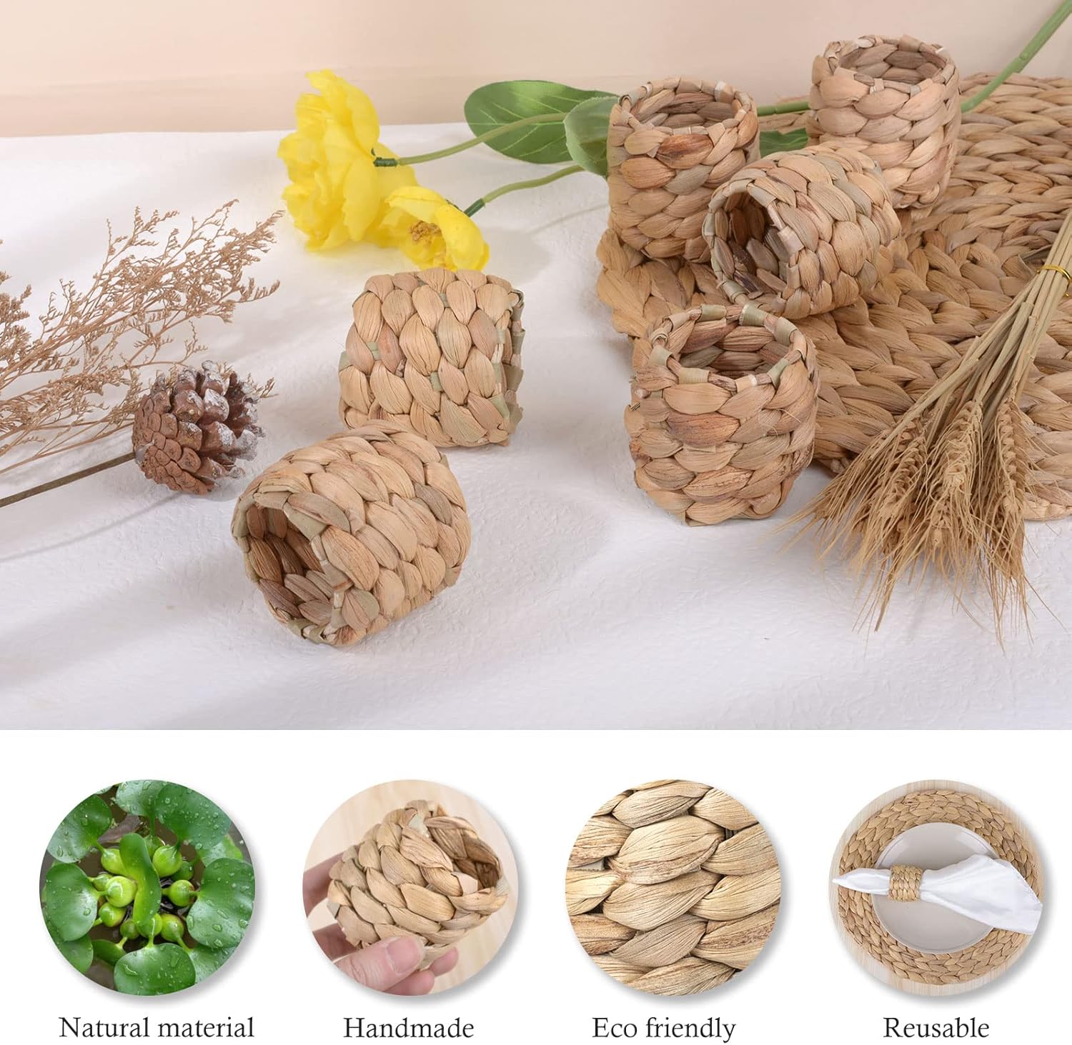 Rustic Farmhouse Napkin Rings by APT WOW