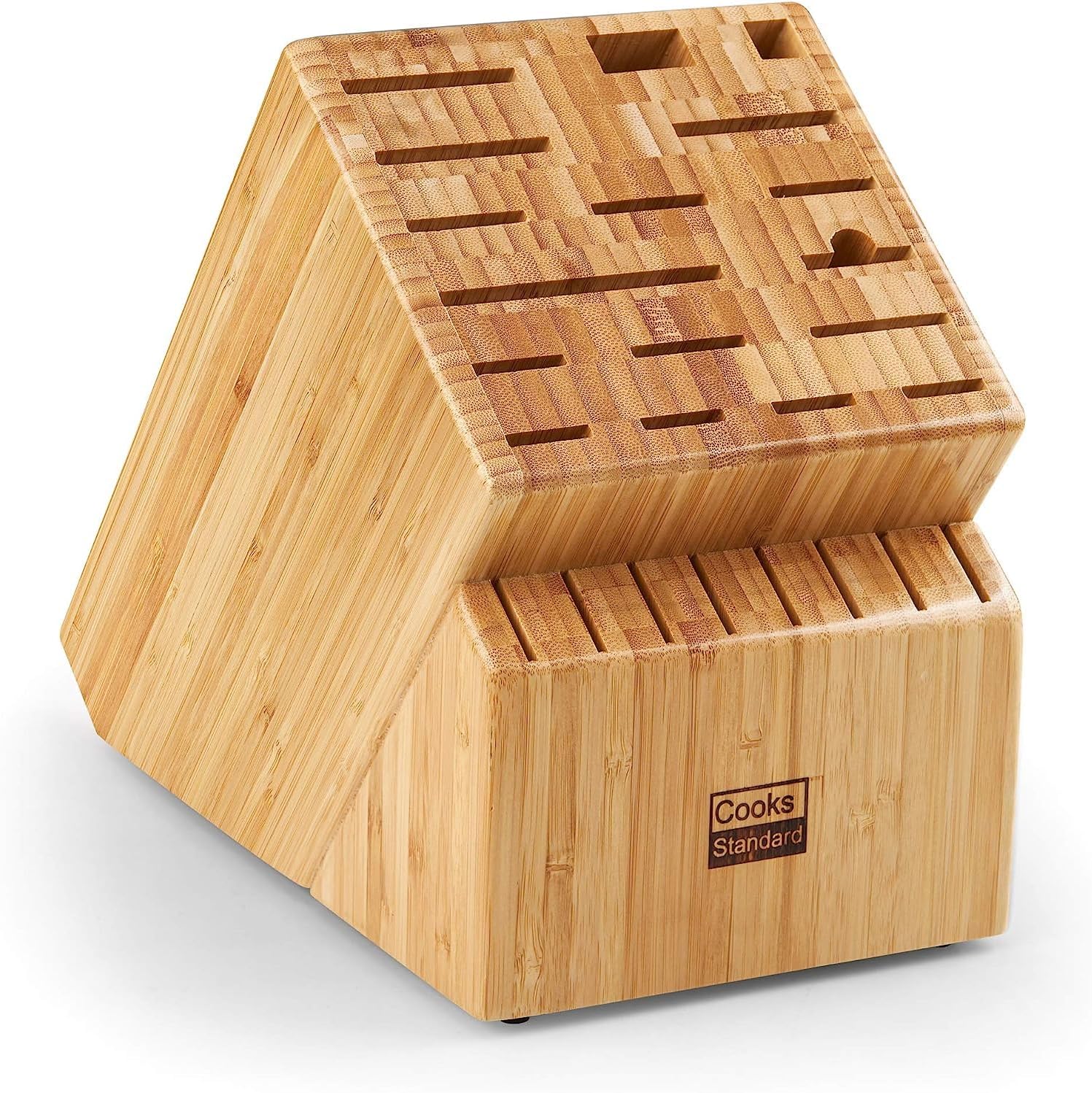 Bamboo Knife Block Holder 25 Slot X-LargeCooks Standard