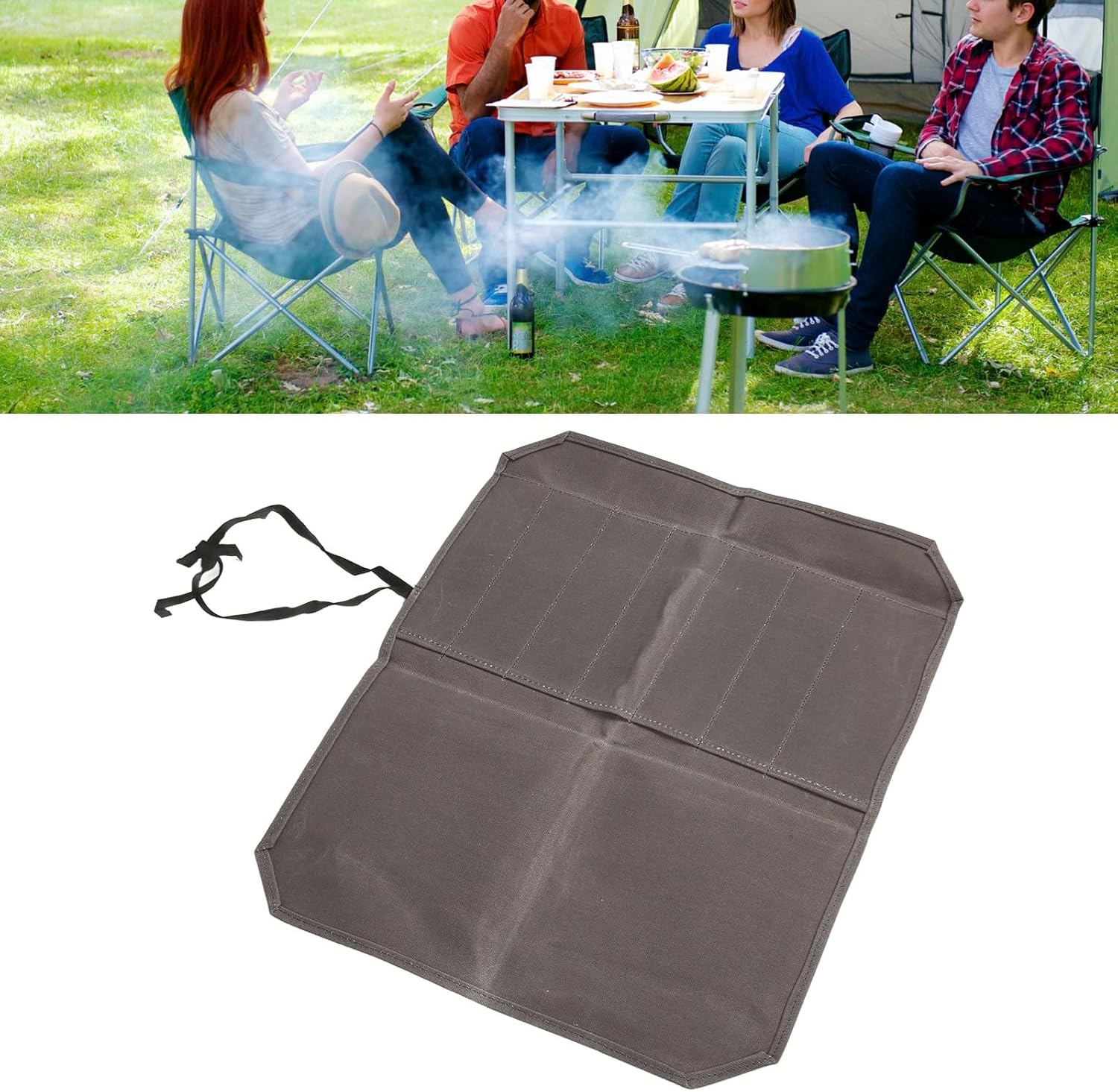 Durable Canvas Knives Organizer