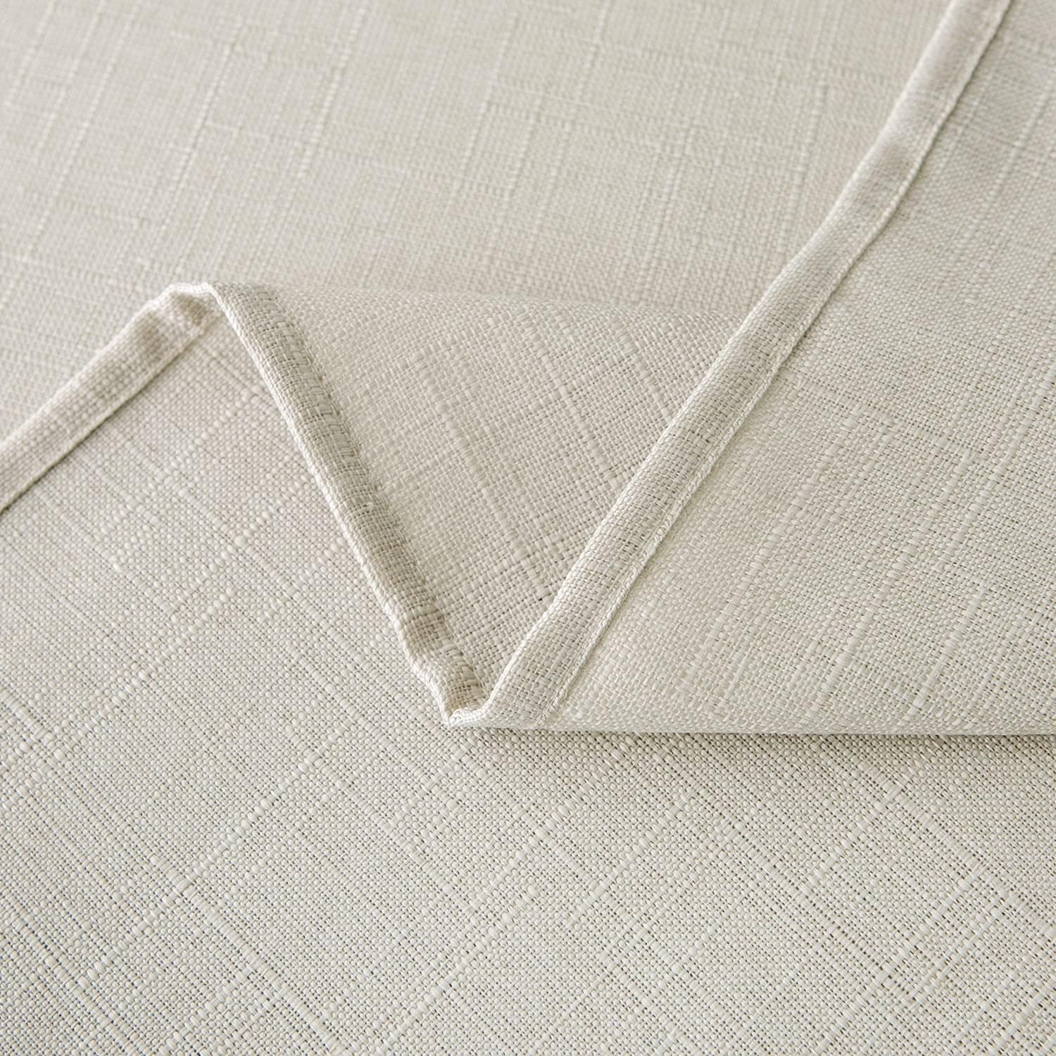 NLMUVW Linen Table Cover 54x78 Inch Rustic Water Resistant