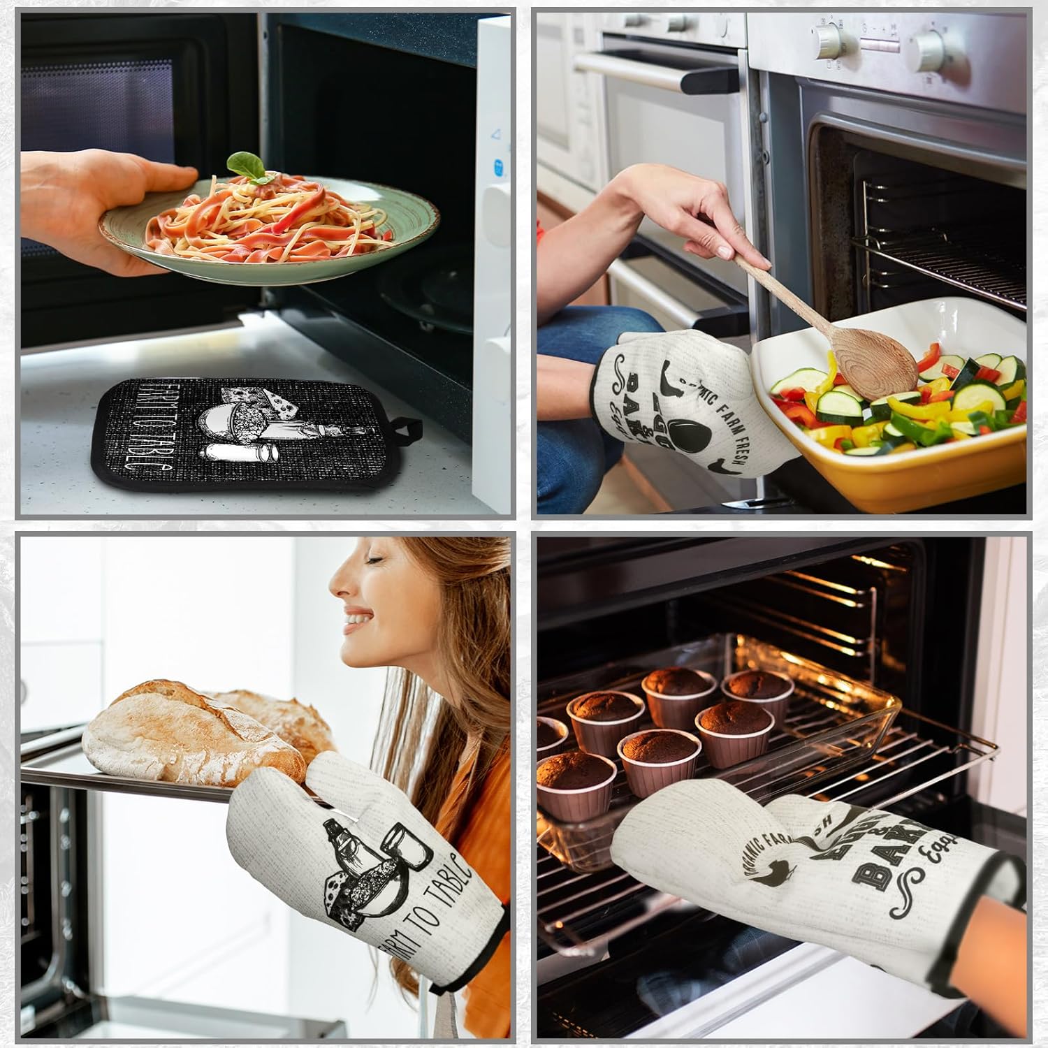 8 Pcs Farm Animal Kitchen Tools Set