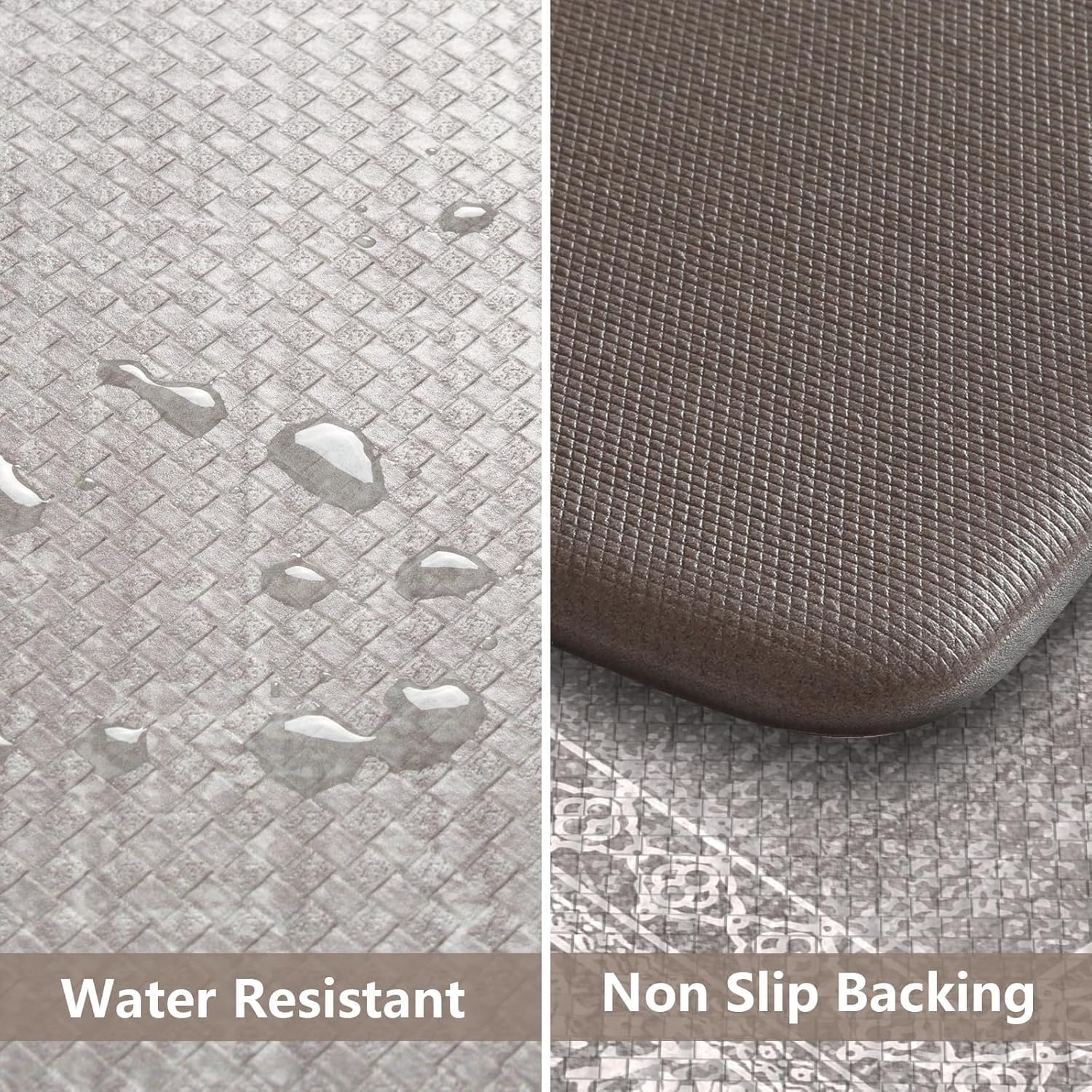 Anti-Fatigue Standing Mat Set - Durable Kitchen Mat for Kitchen Desk Laundry