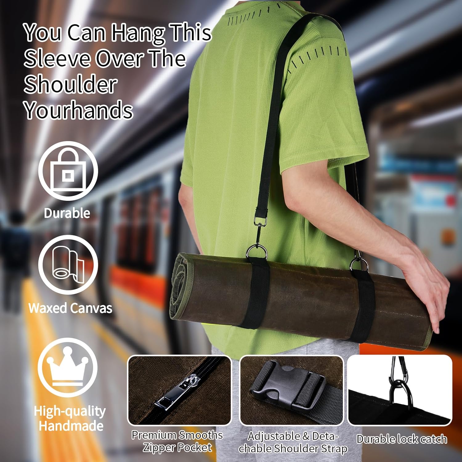Premium Chef Knife Roll Bag for Kitchen Use