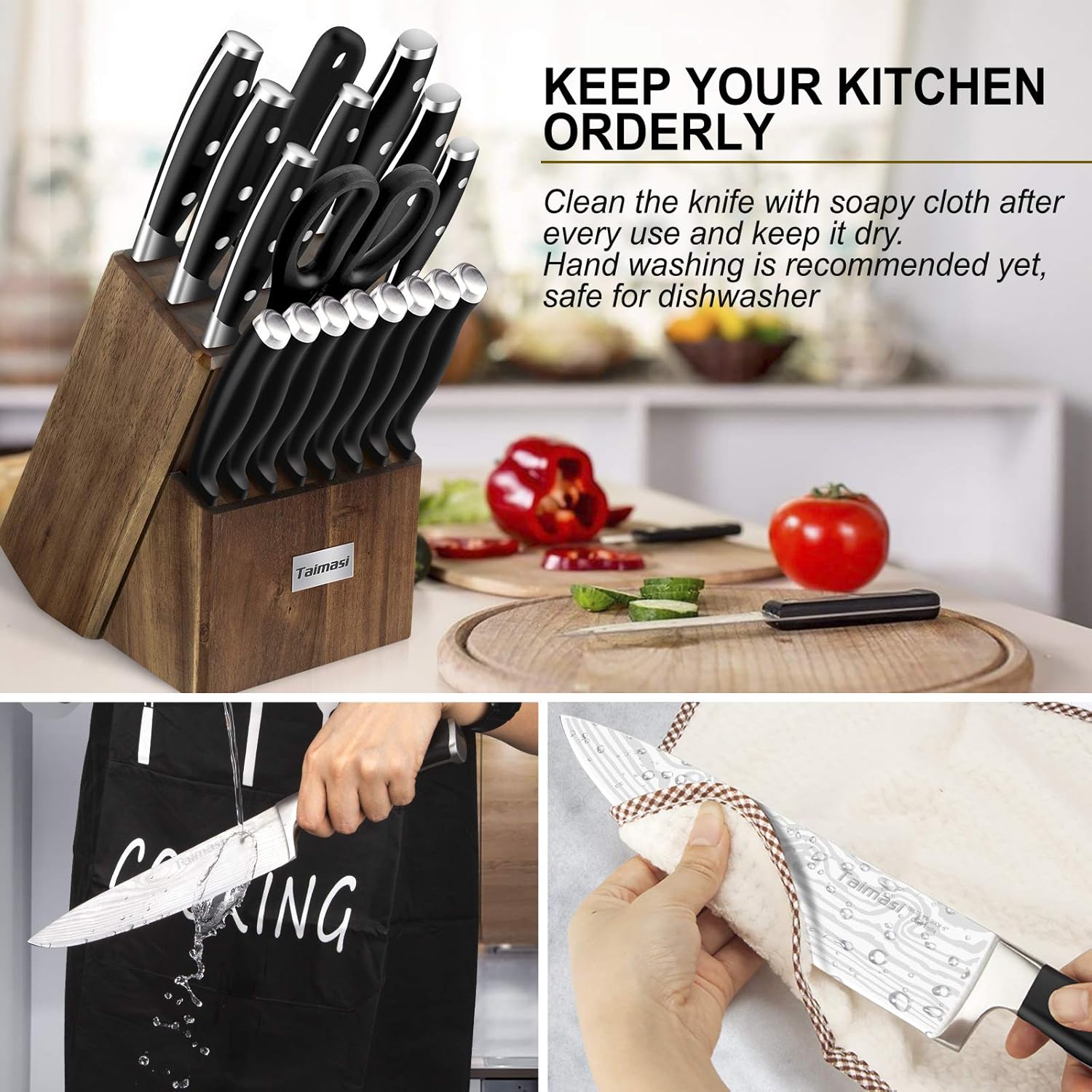 High-Quality 23-Piece Kitchen Knife Set
