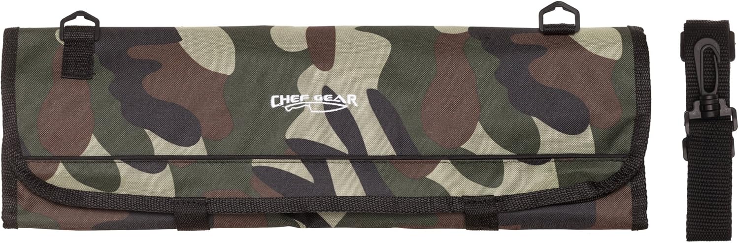Ergo Chef Roll Bag Premium Kitchen Knives Utensils Organizer with Durable Features