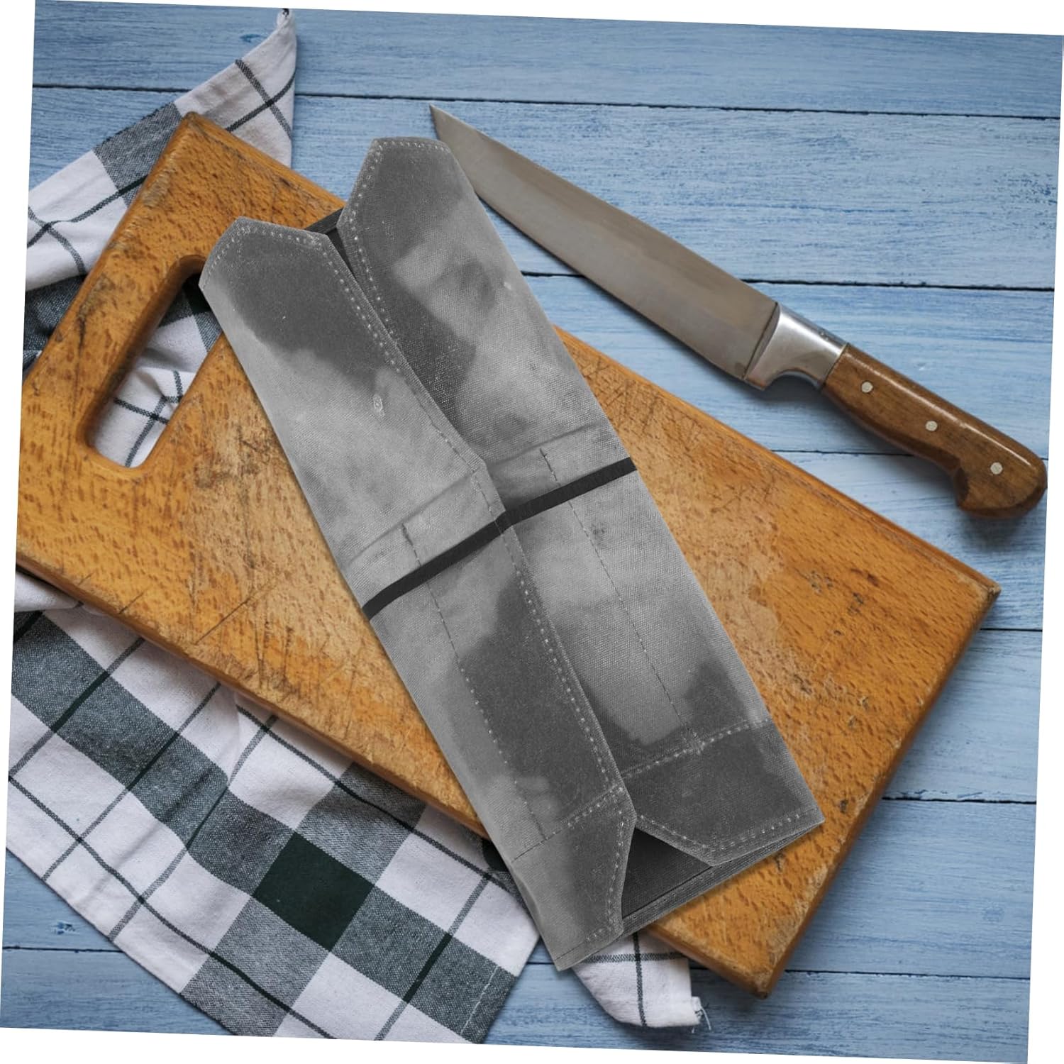Waxed Canvas Camping Cutlery Organizer