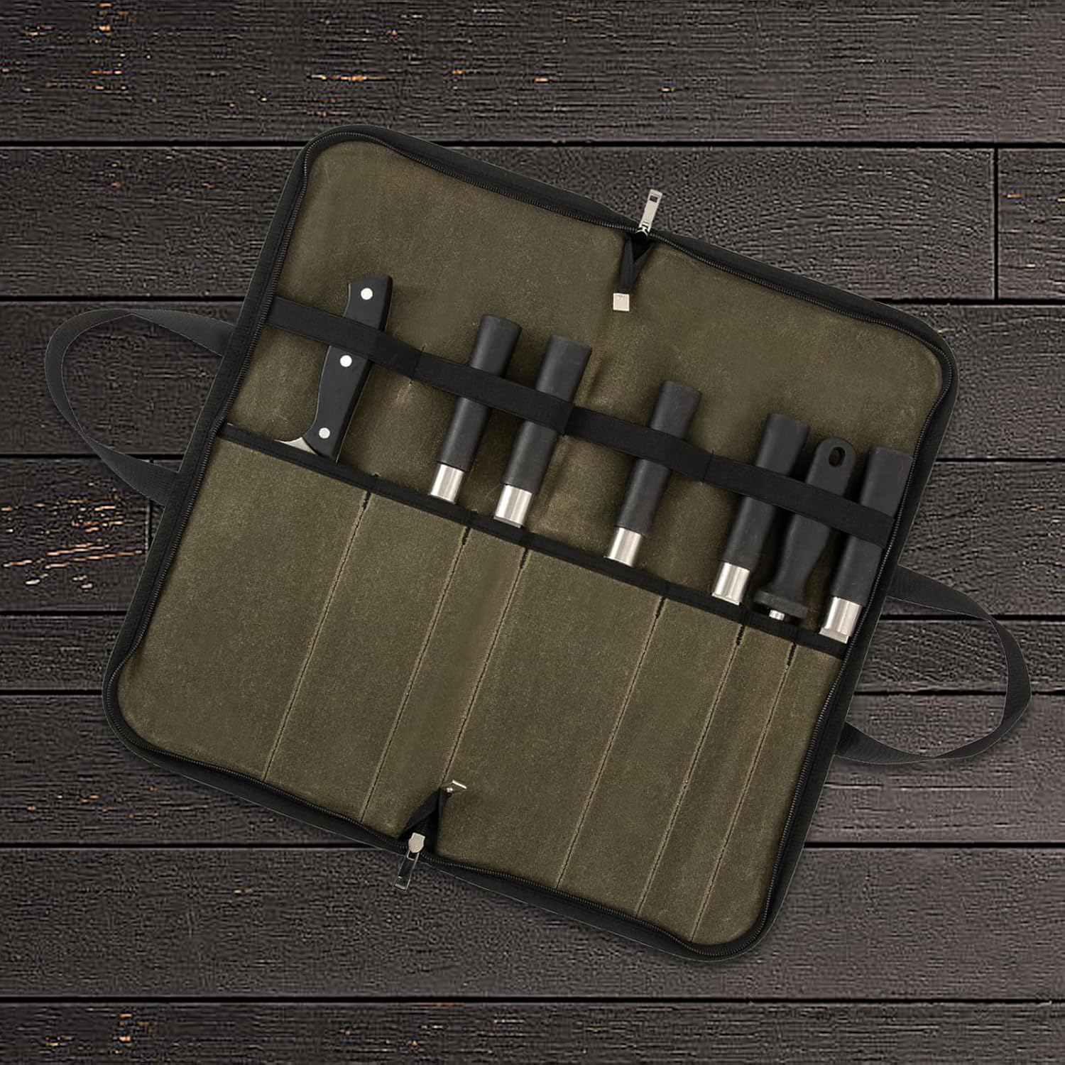 Sturdy Heavy-Duty Knife Roll Bag for Durable Storage