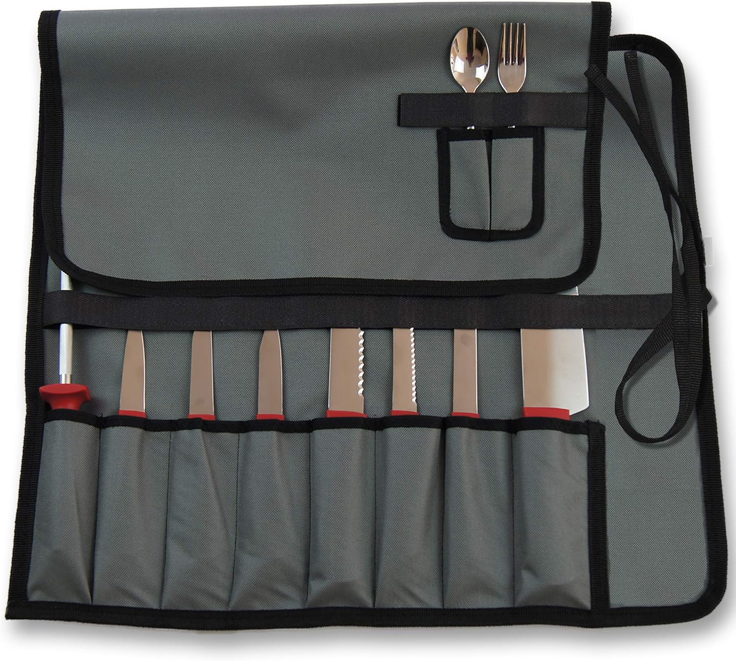 Lykia Slice Knife Roll 10-Slot Heavy-Duty