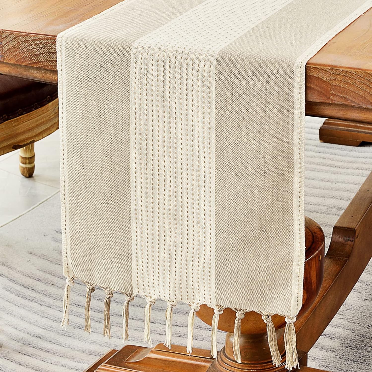 Wracra Linen Table Runner 108 Inches Long 1