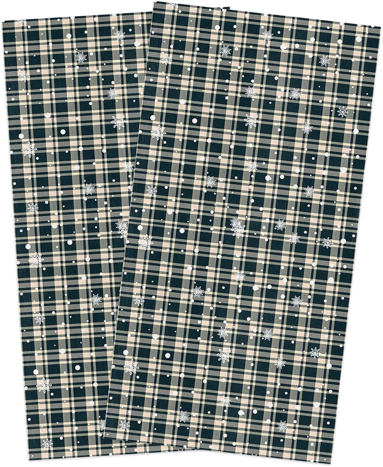 ZOE GARDEN Christmas Snowflake Kitchen Towels