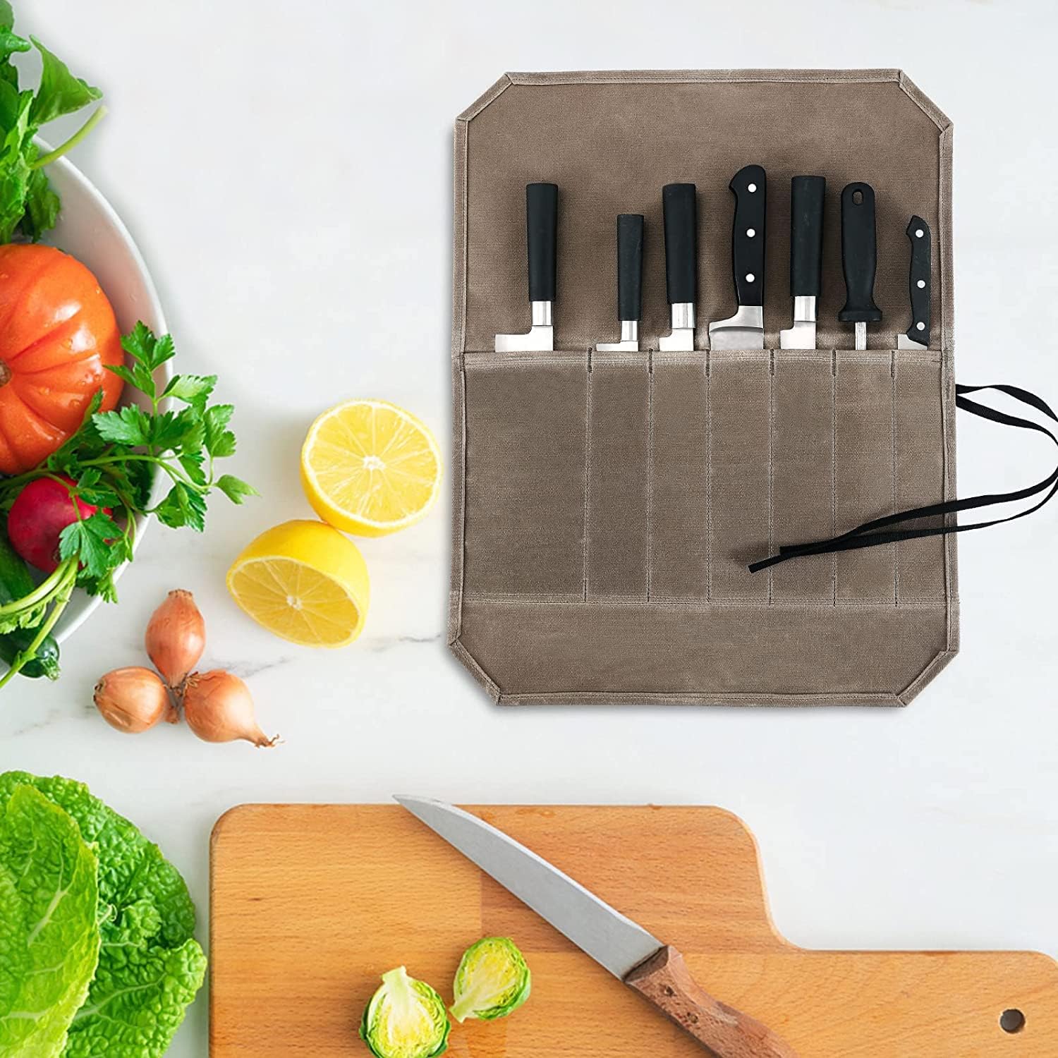 Durable Heavy Duty Chef knife Roll Bag Case