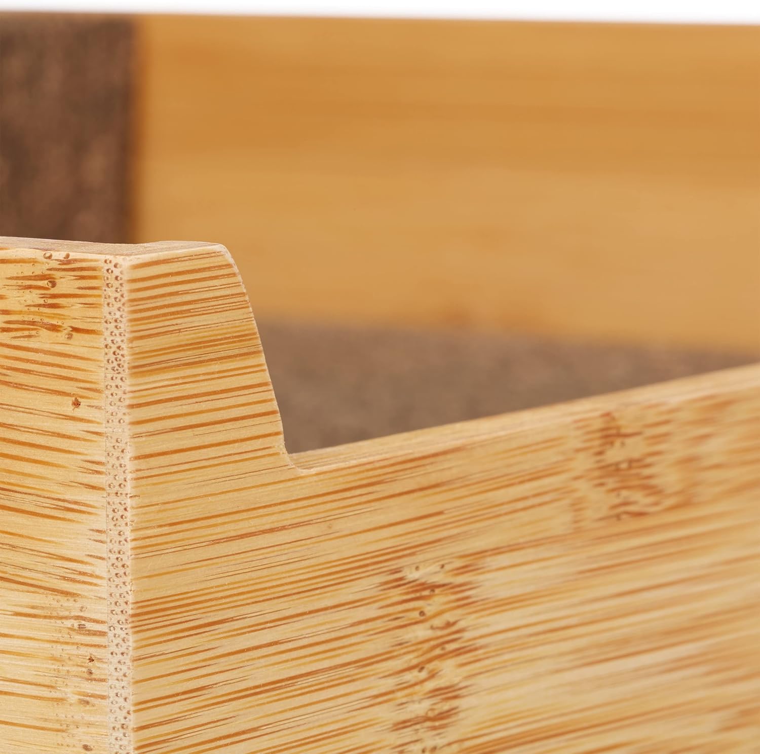 RelaxDays Natural Bamboo Block Organizer