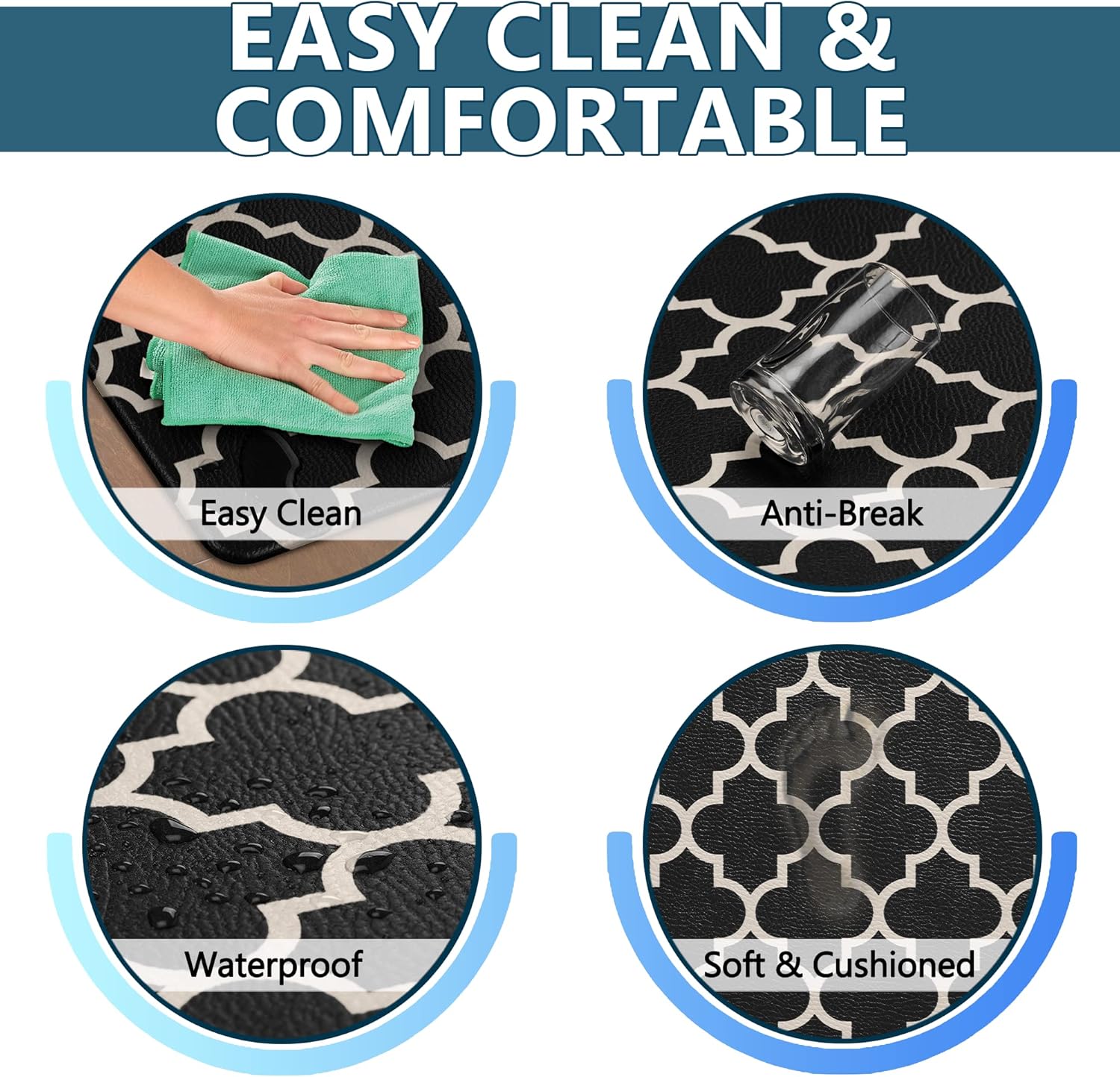 ComfiLife Anti-Fatigue Kitchen Mat Set Comfort Protection