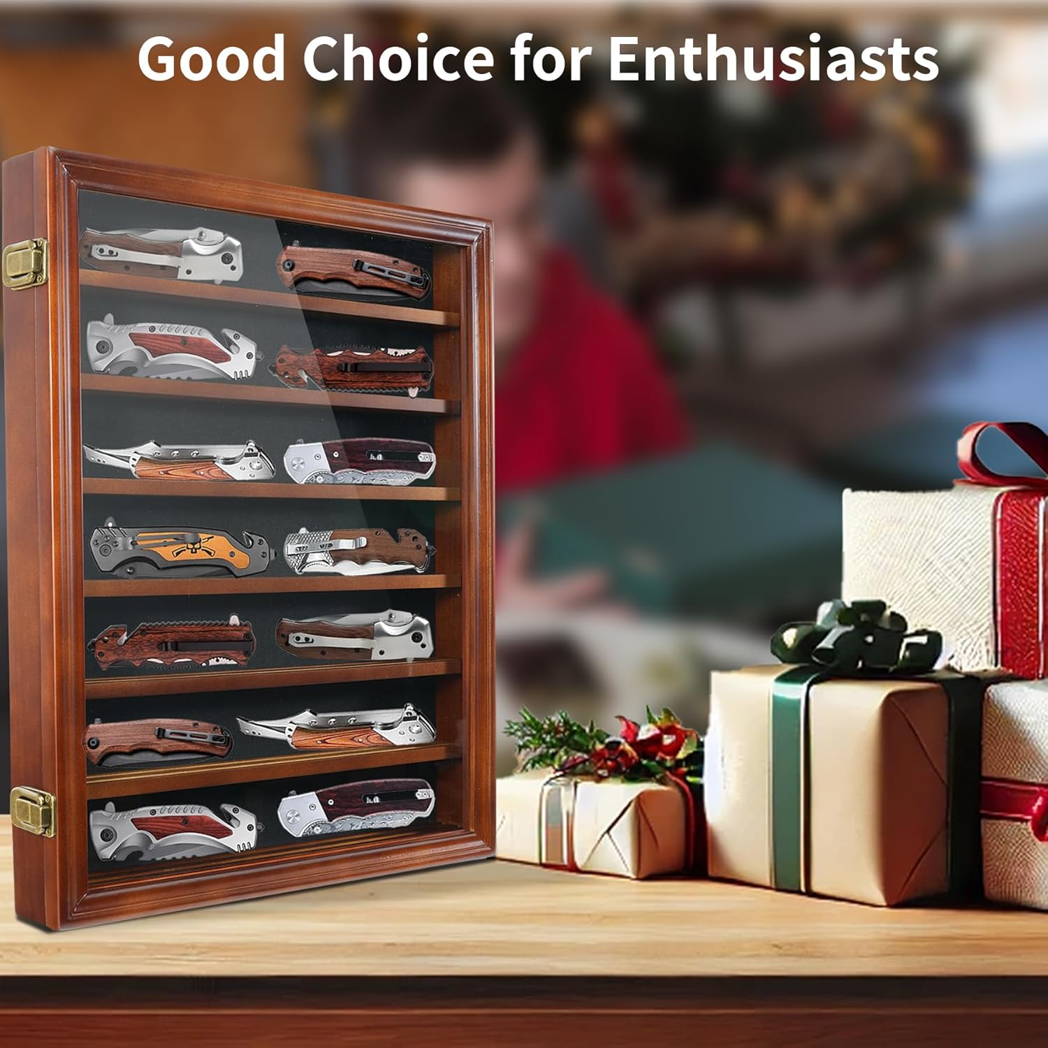 Organize and display your pocket knives elegantly