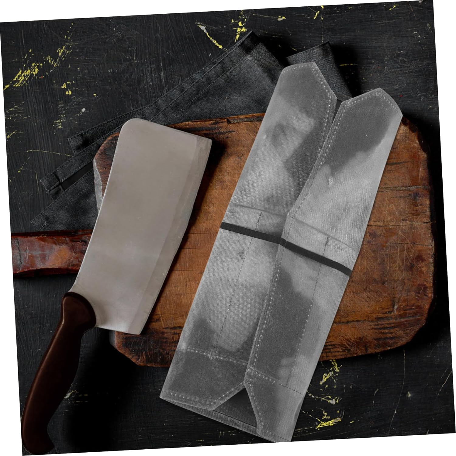 Waxed Canvas Camping Cutlery Organizer