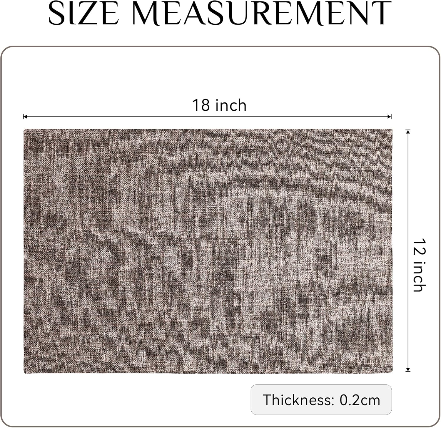 Bespoke Faux Linen Placemats for Durable Dining