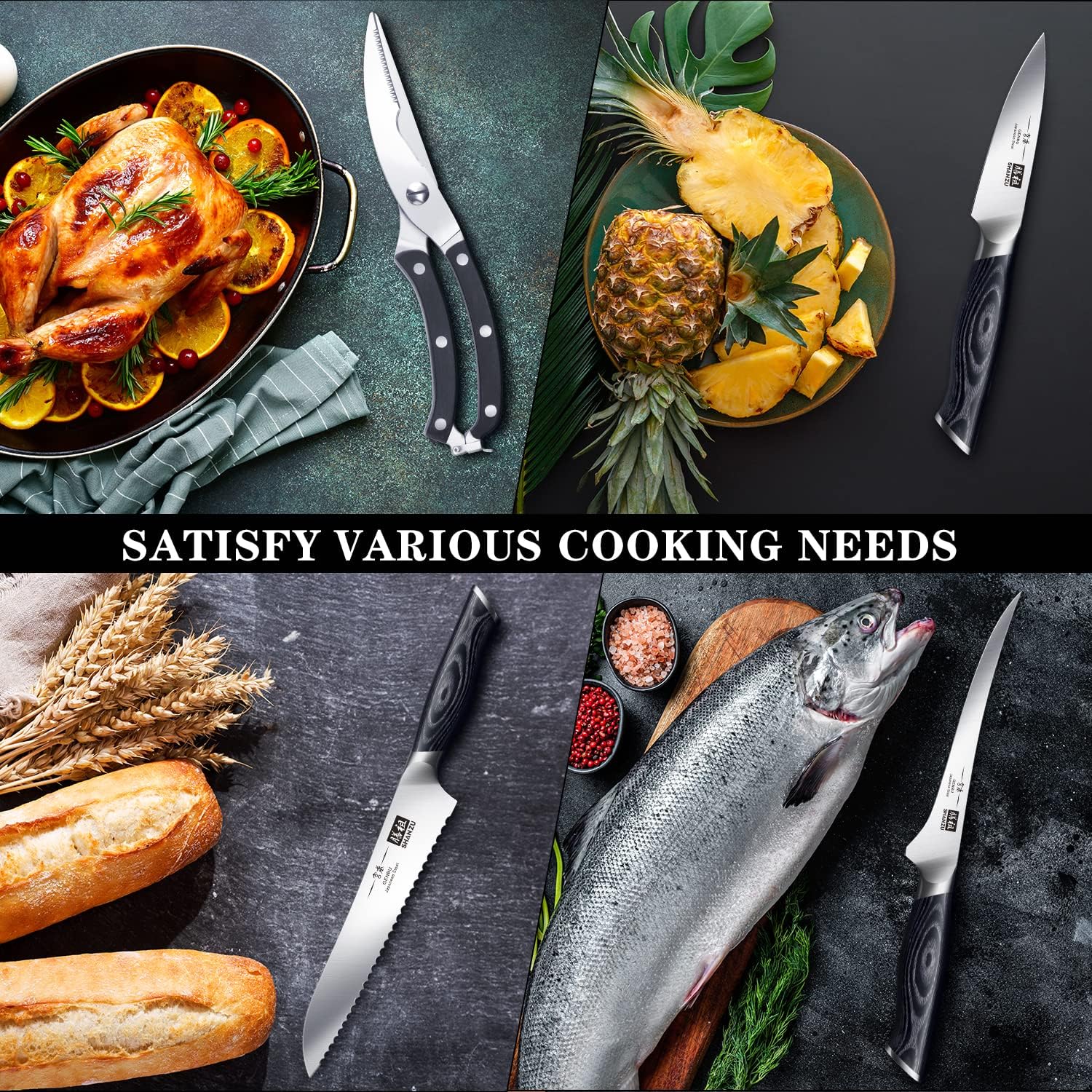 SHAN ZU Knife Block Set