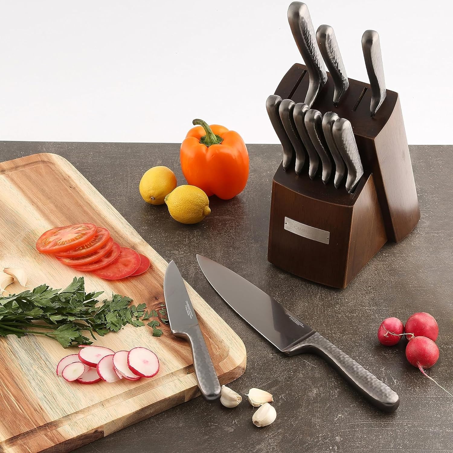 Cambridge Nero 12-Piece Knives Set