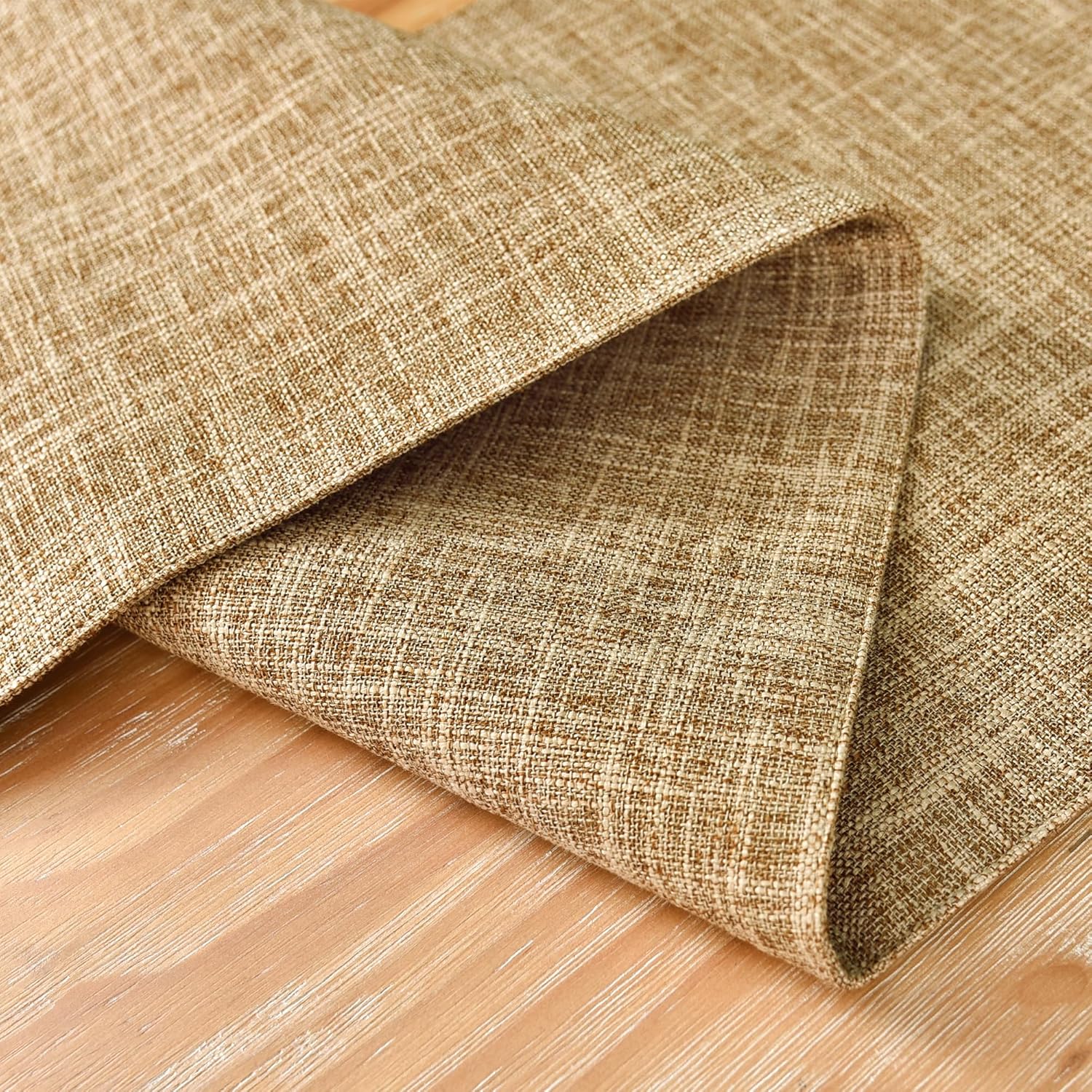 Stylish Faux Linen Table Runner