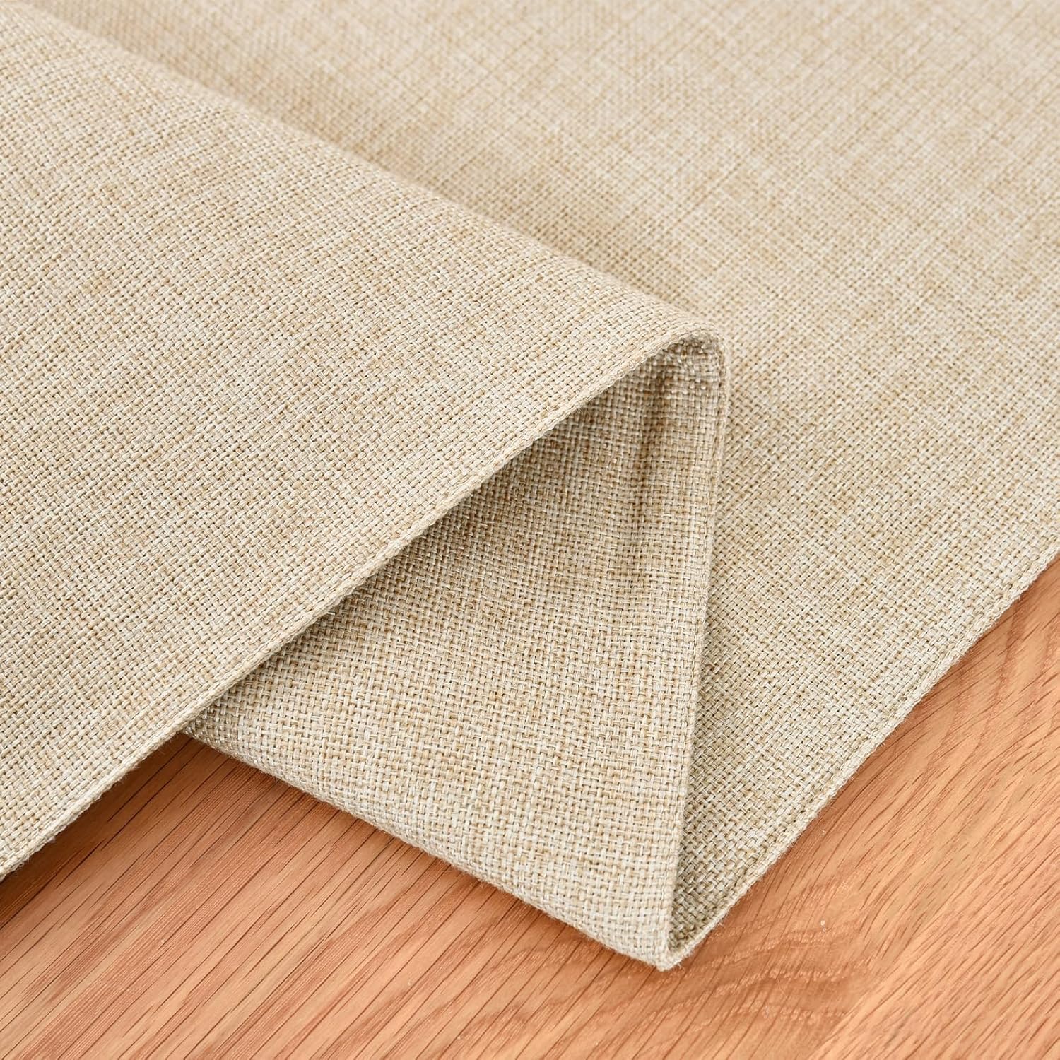 Nacuci Farmhouse Rustic Beige Table Runner 72 Inches Long