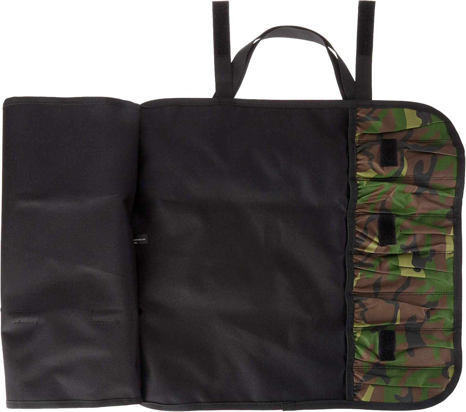 Secure 7-Pocket Knife Roll Bag Camouflage Design
