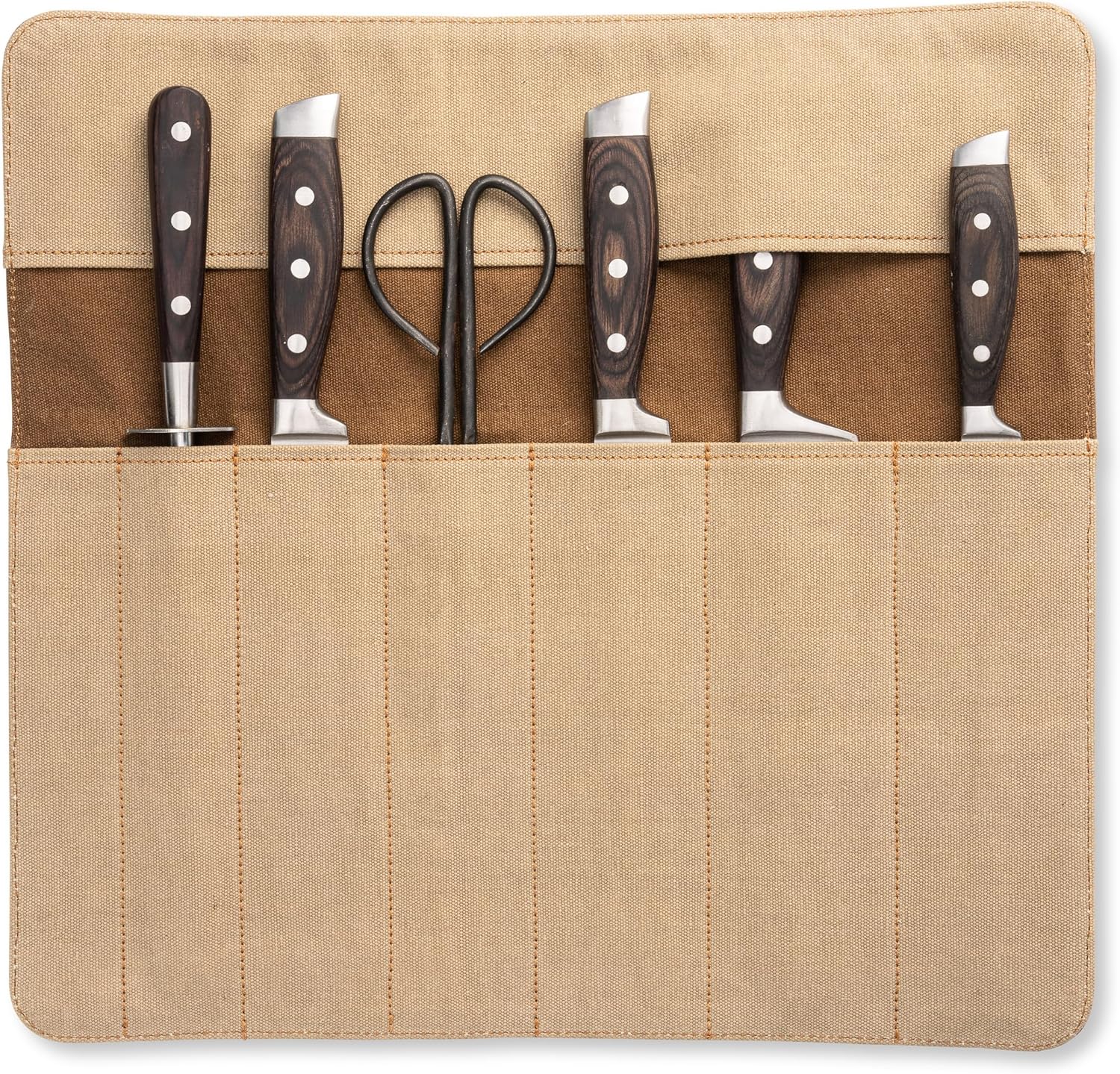 Premium Leather Knife Roll Bag Nils