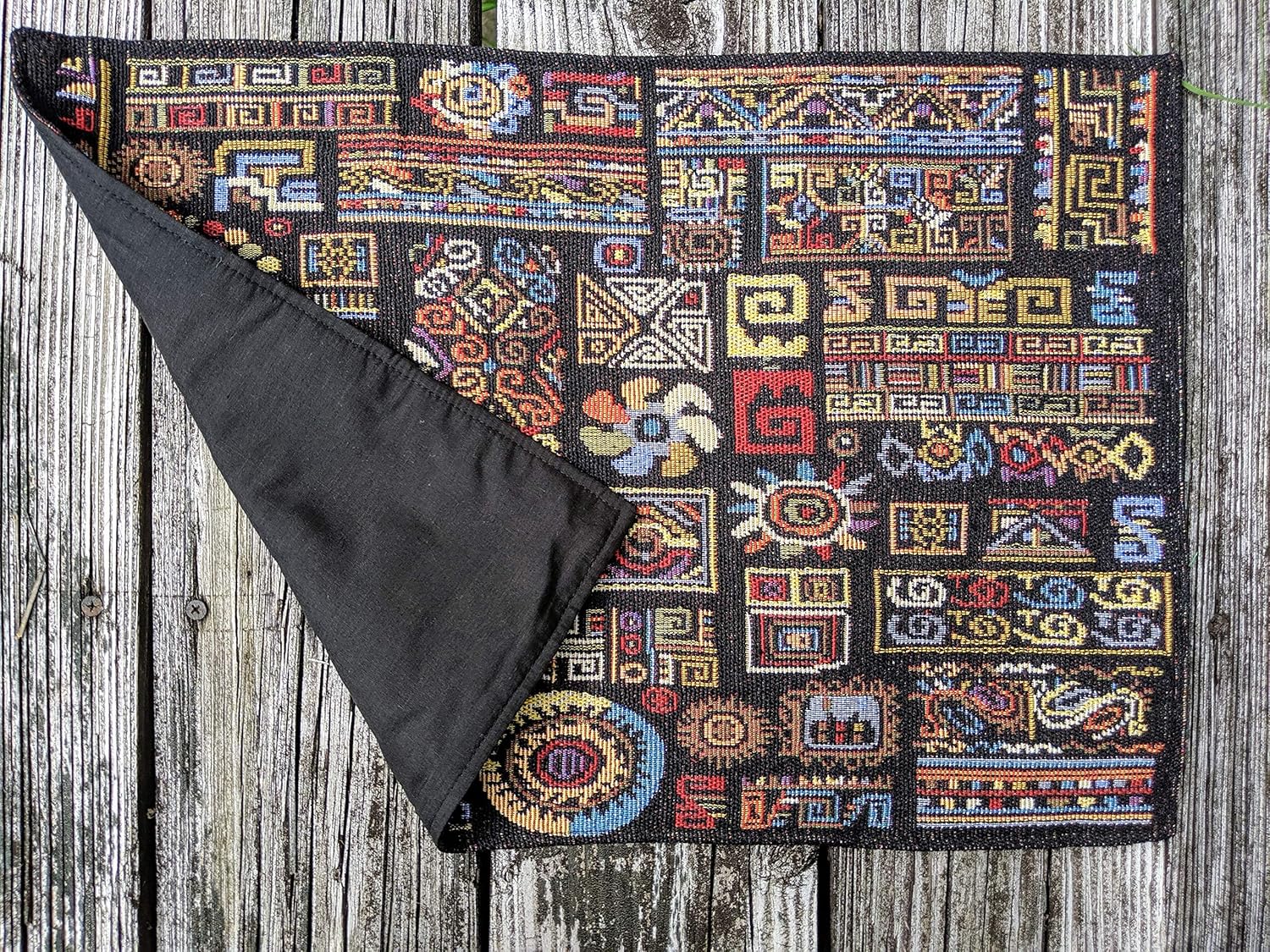 DaDa Bedding Bohemian Ethnic Placemats Set of 4